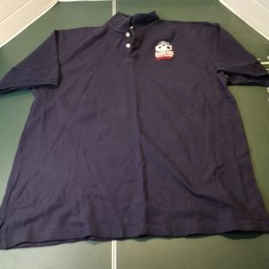 Vintage Racing USA Ford Quality Care FQC Men's Blue XL Polo Shirt. In very good